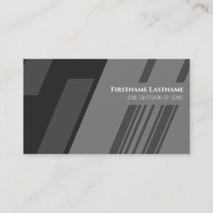 Elegant rand svart mörk grått minimalistisk  visitkort