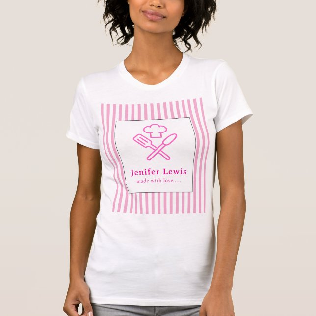 Elegant randig t shirt (Framsida)