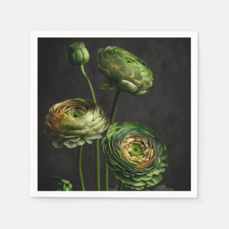 Elegant Ranunculus. Pappersservett