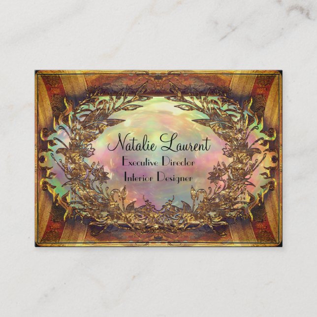 Elegant Raphlitz IV-Professionell Visitkort (Framsida)