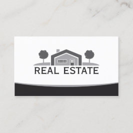 Elegant Real Gods, House Logotyp, Realtor Visitkort