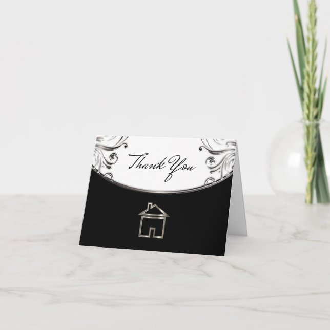 Elegant Real Gods tackkort (Framsida)