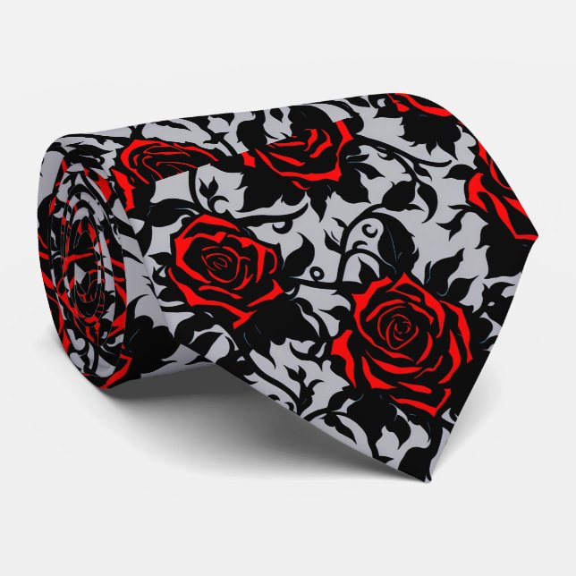 Elegant Red and Black Ro Slips (Rullad)