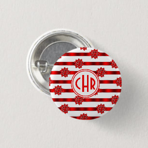 Elegant Red and White Rand med menyfliksområdet Knapp