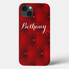 Elegant Red Anpassningsbar iPad Case