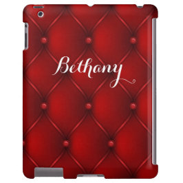 Elegant Red Anpassningsbar iPad Case