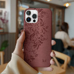 Elegant Red Blommigt Snöre på Red<br><div class="desc">Röda toner,  metallisk bakgrund,  med mörk-röd blommigt snöre. Elegantens feminininkonstruktion.</div>