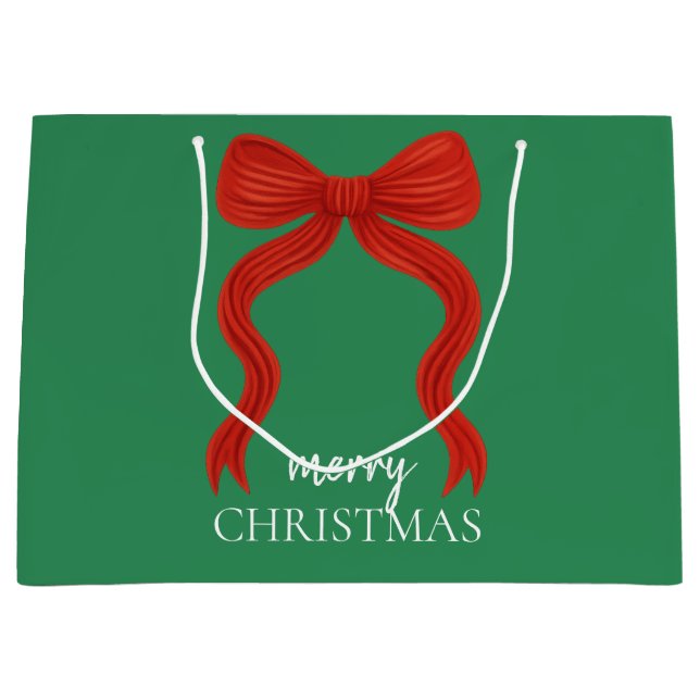 Elegant Red Bow jul Party - (Framsidan)