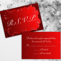 Elegant Red Bröllop OSA