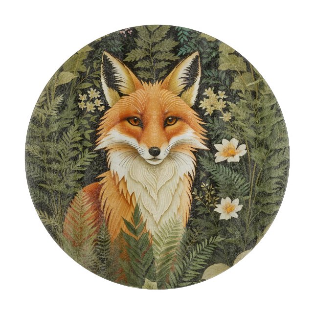 Elegant Red Fox And Green Foliage (Framsidan)