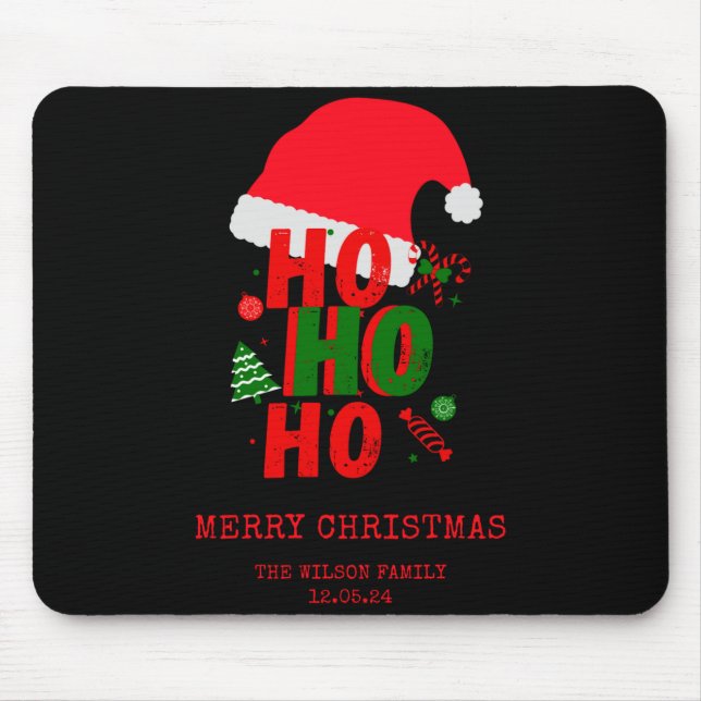 Elegant Red Green White Merry Christmas T Shirt  Musmatta (Framsidan)