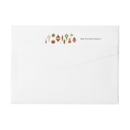 ELEGANT RED GRÖNT CHRISTMAS ORNAMENT STAR DECOR ETIKETTBAND