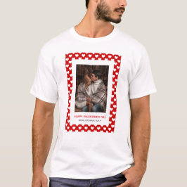 Elegant Red Hearts Happy Valentine's Day 1 Photo T Shirt