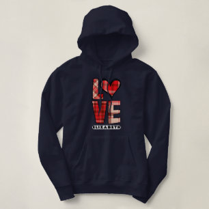 Elegant Red Play Kärlek & Heart Vibes Navy Blue T Shirt