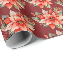 Elegant Red Poinsettia jul