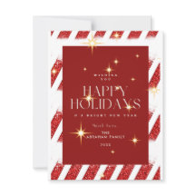 Elegant Red Rand mousserande jul - ej fotoutfoto