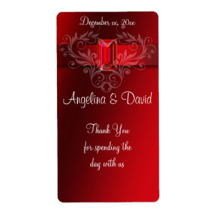 Elegant Red Ribbon, Ruby Fraktsedel
