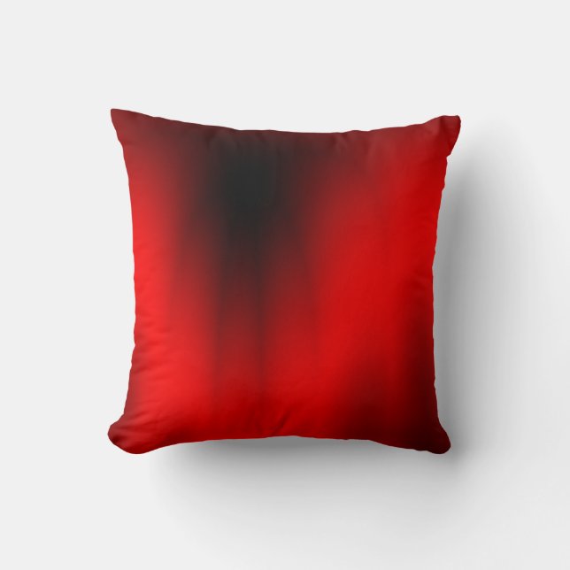 Elegant Red Stänk Kudde (Framsida)