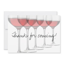 Elegant Red Vin Glass