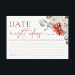 Elegant Red Winter Möhippa Date Night Ideas Tilläggskort<br><div class="desc">Elegant Red Winter Möhippa Date Night Ideas</div>