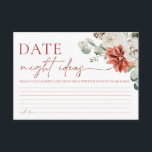 Elegant Red Winter Möhippa Date Night Ideas Tilläggskort<br><div class="desc">Elegant Red Winter Möhippa Date Night Ideas</div>