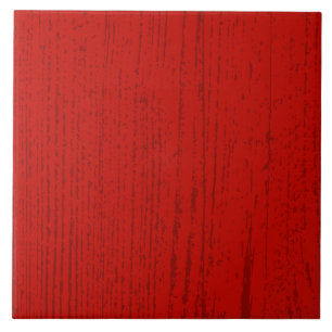 Elegant Red Wood Grain Kakelplatta