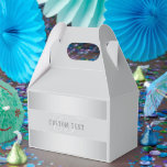 Elegant redigerbar monogram skript skrivning | Grå Presentaskar<br><div class="desc">Fullt anpassningsbar & elegant monogram design,  redigera som du vill.</div>