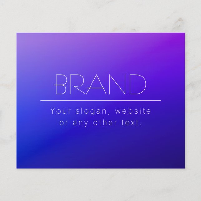 Elegant Redigerbar text och modern toning Lila Fär Flygblad (Framsidan)