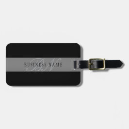 Elegant Redigerbart skript Business Namn/annan tex Bagagebricka