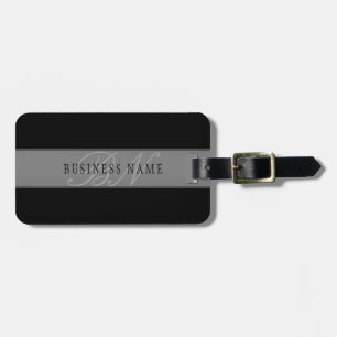 Elegant Redigerbart skript Business Namn/annan tex Bagagebricka