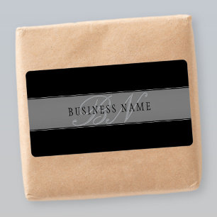 Elegant Redigerbart skript Business Namn/annan tex Fraktsedel