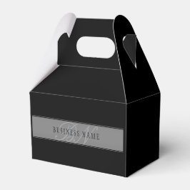 Elegant Redigerbart skript Business Namn/annan tex Presentaskar