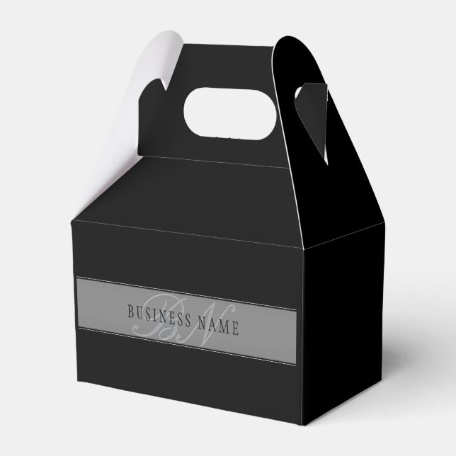 Elegant Redigerbart skript Business Namn/annan tex Presentaskar (Framsidan Sidan)