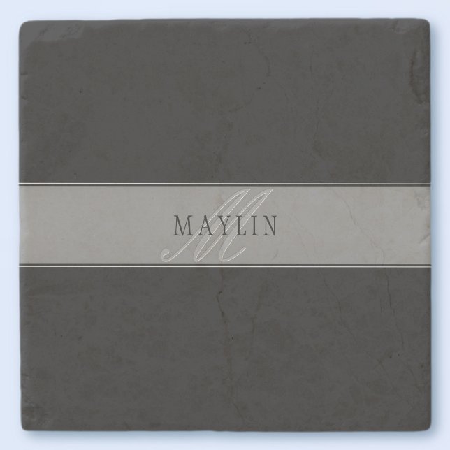 Elegant Redigerbart skript Business Namn/annan tex Stenunderlägg (Skapare uppladdad)