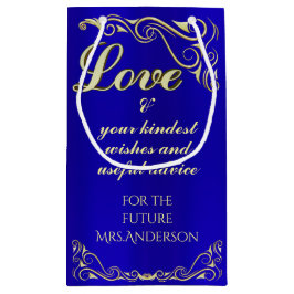 Elegant Regal Golden and Royal Blue Möhippa