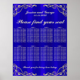 Elegant Regal Golden Typography-sittdiagram Poster