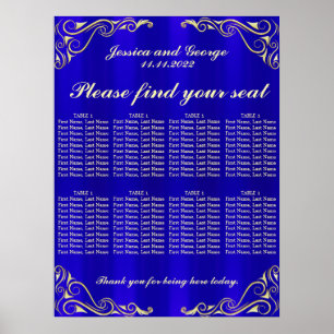 Elegant Regal Golden Typography-sittdiagram Poster