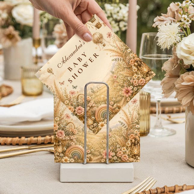 Elegant regnbåge Boho-barnkalas Pappersservett (Skapare uppladdad)