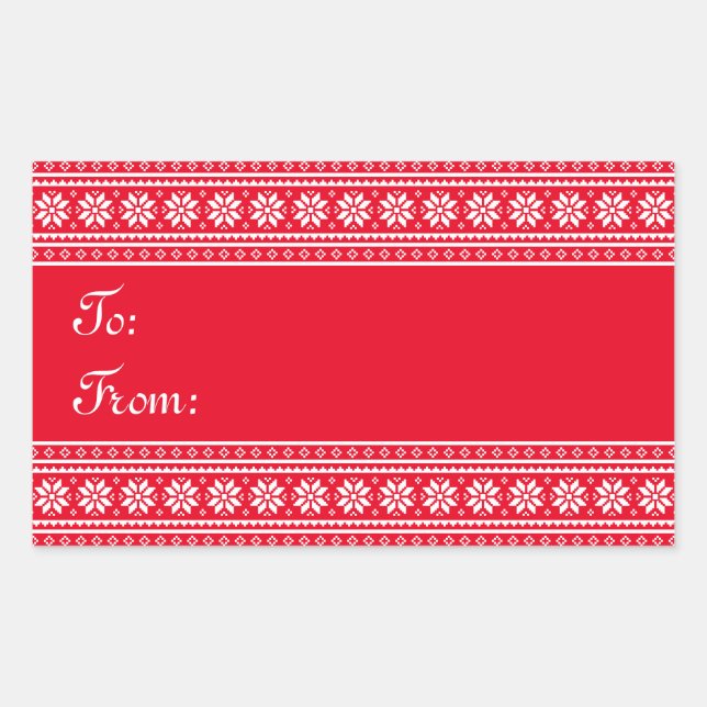 Elegant rektangel till från rektangulärt klistermärke (Framsida)