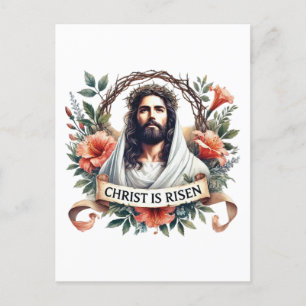 Elegant Religiösa Glad påsk Jesus Helg Vykort
