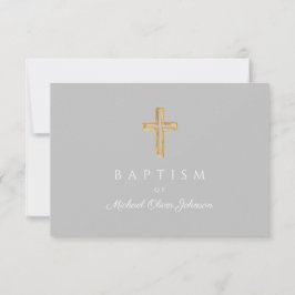 Elegant Religiösa  Kor Baptism OSA Kort