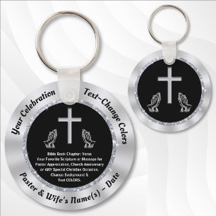 Elegant, Religiösa Party favors, för ANY TILLFÄLLE Nyckelring