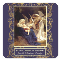 Elegant Religious Virgin Mary Angels Music