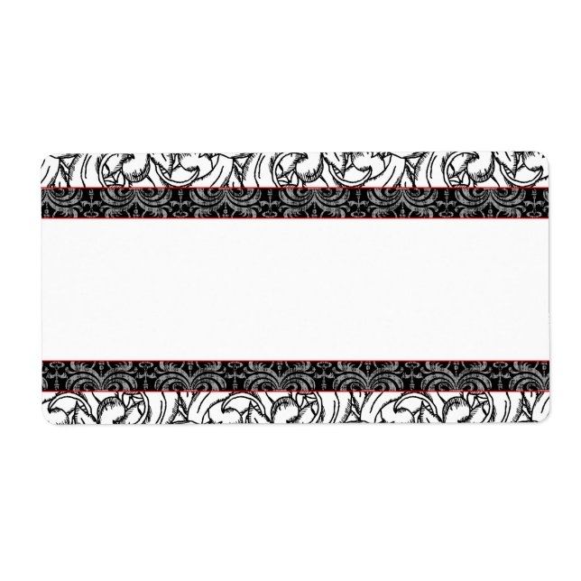 Elegant Renaissance Engraver Antique Stil Fraktsedel (Framsidan)