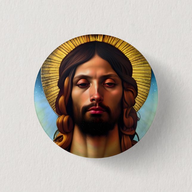 Elegant Renaissance Jesus-knapp Knapp (Framsida)