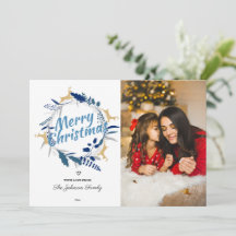 Elegant Rener Blommigt Julfrand UL Foto Hol