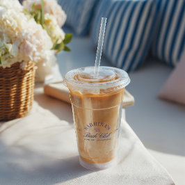Elegant Retro Bachelorette Bach Klubb Take Away Mugg