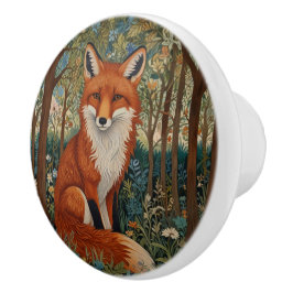 Elegant (retro boho red fox woodland) knopp