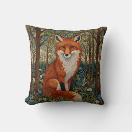 Elegant (retro boho red fox woodland) kudde