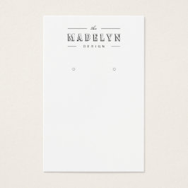 Elegant Retro deo anpassningsbar-visning för smyck Visitkort